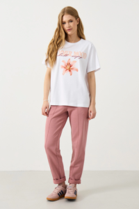 Брюки прямые пудровые — белорусский хлопок — MG Wear